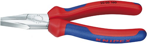 Pinza piegatubi piatta cromata Knipex con manici multicomponente 140 mm - 2005140