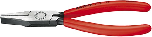 Pinza piegatubi piatta Knipex bonderizzata nera con rivestimento in plastica 140 mm - 2001140
