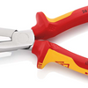 Pinza a punta piatta Knipex con tagliente laterale (pinza per telefono) | Lunghezza 200 mm | isolato | maniglie multicomponente - 26 26 200 sb