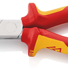 Pinza a punta piatta Knipex con tagliente laterale (pinza per telefono) | Lunghezza 200 mm | isolato | maniglie multicomponente - 26 26 200 sb