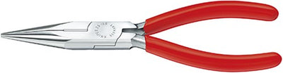 Pinza a punta piatta Knipex con tagliente laterale cromata 125 mm - 2503125