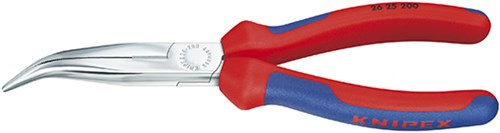 Pinza a punta piatta Knipex con tagliente laterale cromata 200 mm - 2625200