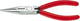 Pinza a punta piatta Knipex con tagliente laterale bonderizzata nera 125 mm - 2501125