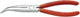 Knipex platspitse tang met zijsnijder zwart geatramenteerd 200 mm - 2621200