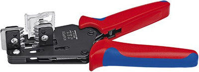 Alicate pelador de precisión Knipex bruñido 195 mm | capacidad de pelado: 2,5 - 10,0 mm - 121210