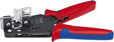 Alicate pelador de precisión Knipex bruñido 195 mm | capacidad de pelado: 4,0 - 10,0 mm - 121212