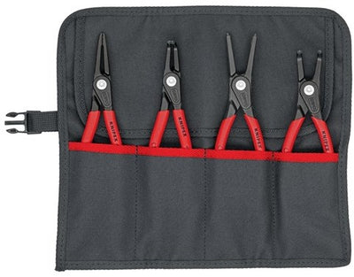 Juego de alicates para arandelas de precisión Knipex | 4 piezas en bolsa enrollable | 19-60 mm | 1 pieza - 00 19 57 v01 00 19 57 v01