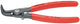 Pinza per anelli elastici di precisione Knipex bonderizzata grigia 130 mm - 4941a01