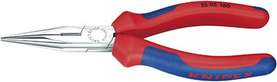 Knipex radio pliers straight + side cutter 160 mm | 25 05 160 - 2505160