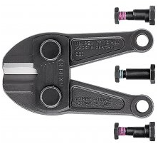 Knipex spare head for 71 72 460 complete with screws - 7179460