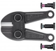 Testa di ricambio Knipex per 71 72 460 completa di viti - 7179460