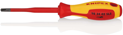 Destornillador Knipex (delgado) aproximadamente phillips® | mango aislado de varios componentes | Homologación VDE - 98 24 02 sls