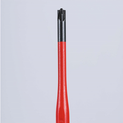 Cacciavite Knipex (sottile) circa pozidriv® | manico multicomponente isolato | Approvato VDE - 98 25 01 sls