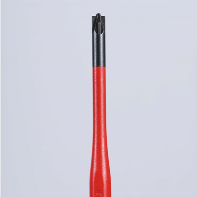 Cacciavite Knipex (sottile) circa pozidriv® | manico multicomponente isolato | Approvato VDE - 98 25 01 sls
