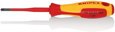 Cacciavite Knipex (sottile) circa pozidriv® | manico multicomponente isolato | Approvato VDE - 98 25 01 sls
