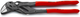 Pinza per chiavi Knipex | Lunghezza 250 mm | pinze e chiave inglese in uno | antiscivolo | plastificato - 86 01 250 sb