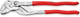 Alicates para llaves Knipex | 300 mm de longitud | alicates y llave en uno | recubierto de plástico | cromado - 86 03 300 sb