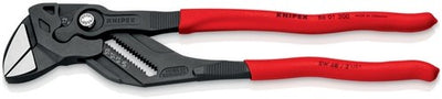 Knipex wrench pliers | length 300 mm black phosphated | wingspan 68 mm plastic sheath | 1 piece - 86 01 300 - 86 01 300