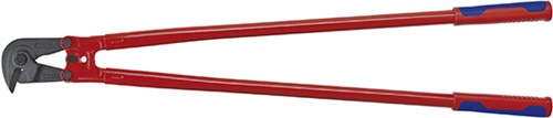 Alicates de corte Knipex para esteras de acero de construcción con mangos de varios componentes 950 mm - 7182950