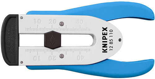Herramienta pelacables Knipex para cable de fibra óptica | longitud 190 mm - 12 85 110 sb