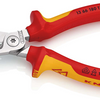 Knipex strix® striptangen met kabelschaar | geïsoleerd | meercomponenten-omhullingen | vde-getest - 13 66 180 t