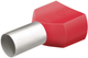 Puntali gemelli Knipex con collare in plastica | 200 pezzi - 97 99 372