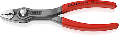 Pinza Knipex Twingrip a taglio frontale e laterale | rivestito in plastica antiscivolo | grigio atramentato | lunghezza 150 mm - 82 01 150