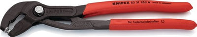 Pinze per morsetto a fascia molla knipex con serratura