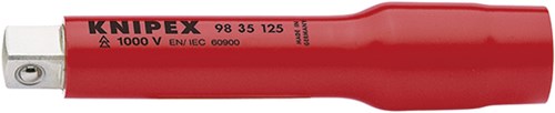 Knipex extension with inner-outer square 3 8 125 mm - 9835125