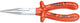 Pinza a becchi tondi piatti Knipex | lunghezza 200mm| giusto vde | con isolamento per immersione | 1 pezzo - 26 17 200 - 26 17 200