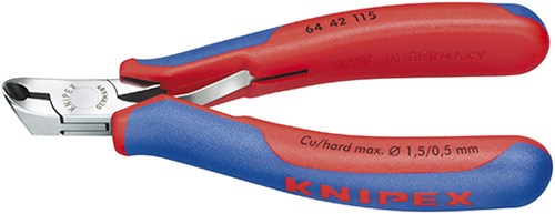 Knipex alicates de corte acodados cabeza corta 115 mm - 6442115