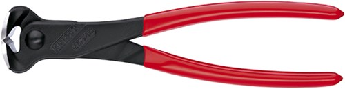 Pinza da taglio Knipex bonderizzata nera con rivestimento in plastica 200 mm - 6801200