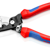 Alicates multifuncionales pelacables Knipex | para electricista | modelo americano | mangos multicomponente - 13 72 8