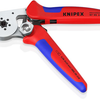 Alicates de engarzar autoajustables para punteras Knipex | entrada lateral | mangos multicomponente - 97 55 14 sb