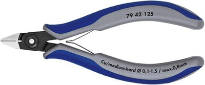 Pinza a taglio laterale Knipex testa appuntita 125 mm - 7942125