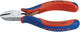 Alicates de corte lateral Knipex cromados con mangos de varios componentes 110 mm - 7015110