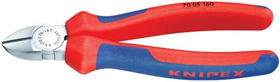Knipex side cutting pliers chrome-plated with multi-component handles 140 mm - 7005140