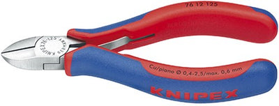 Pinza a taglio laterale Knipex per elettromeccanica | cerniera ad incasso | con sfaccettatura | 125mm-7612125
