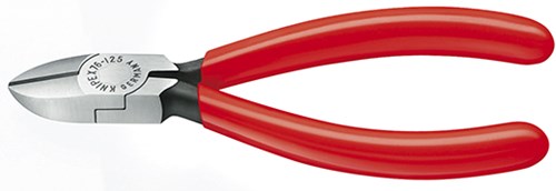 Pinza Knipex a taglio laterale bonderizzata nera 125 mm - 7601125