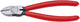 Alicate de corte lateral Knipex negro atramentado con revestimiento de plástico 110 mm - 7001110