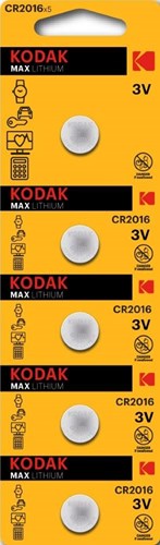 Blister di batterie a bottone al litio Enzo Kodak cr2016 (5) - 3241055