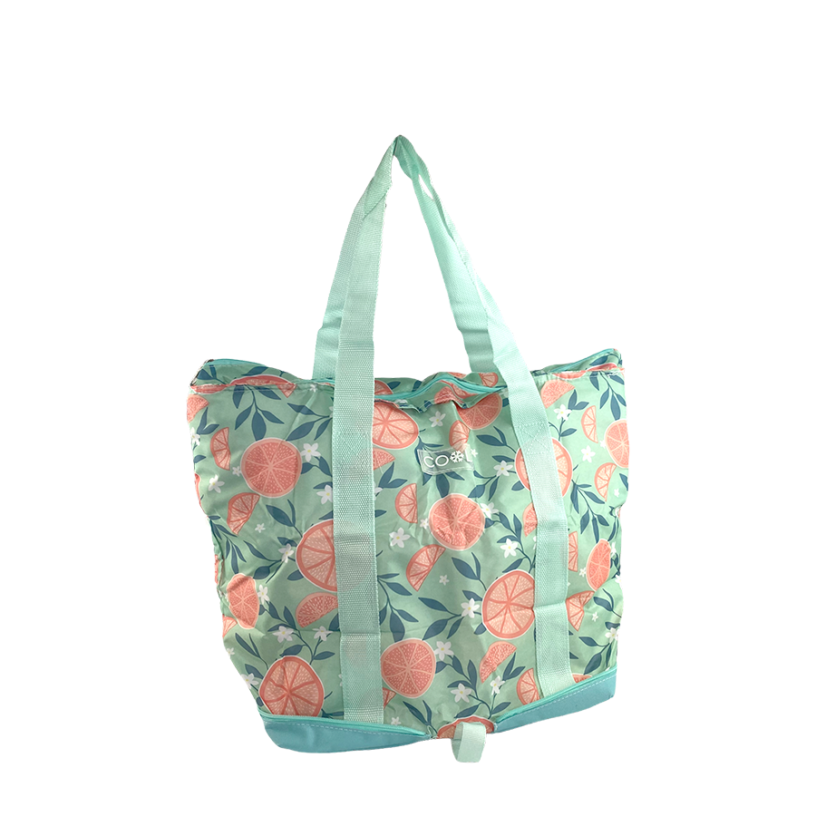 Bolsa nevera fruta verde 16l 35x21x40cm