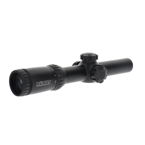 Alcance del rifle Konus Konuspro M-30 1-4x24 con cruz de alambre iluminado