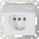 Enzo kopp hk05 arctic wit inbouw stopcontact ra met deksel - 4621510