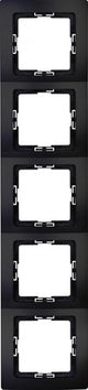 Kopp hk05 marco de cubierta de 5 pliegues negro mate - 4621770