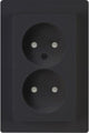 Kopp hk05 enchufe empotrado doble negro mate - 4621715