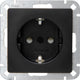 Kopp hk05 presa da incasso nero opaco ra + blocco sicurezza bambini - 4621700