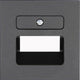 Placca Kopp hk07 antracite utp doppia - 4623060