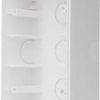 Enzo kopp hk07 pure mat wit 2 voudig opbouwdoos - 4624310