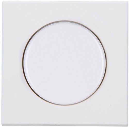 Enzo kopp hk07 pure mat wit afdekplaat + knop dimmer - 4624030